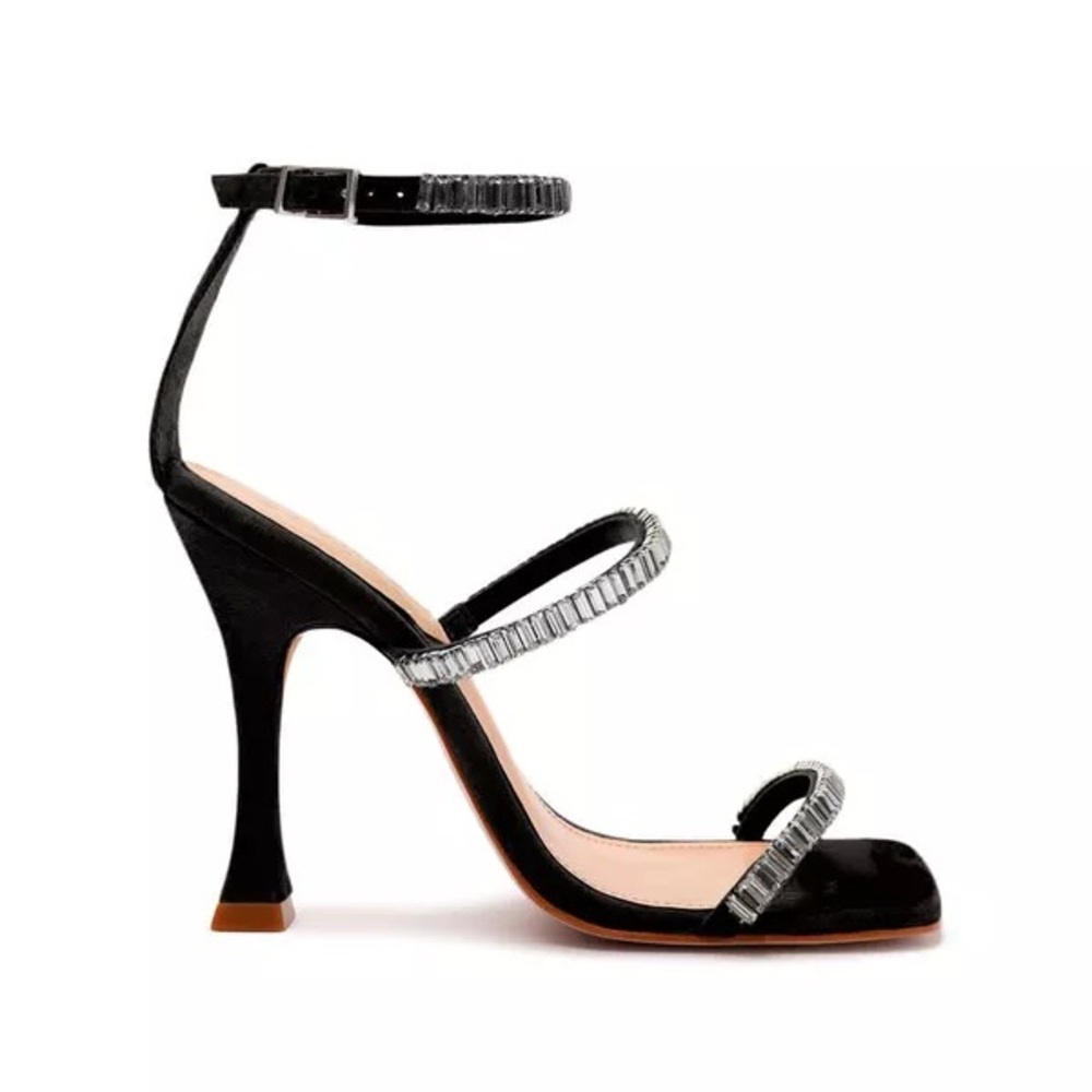 SCHUTZ Nellina embellished leather sandals‎